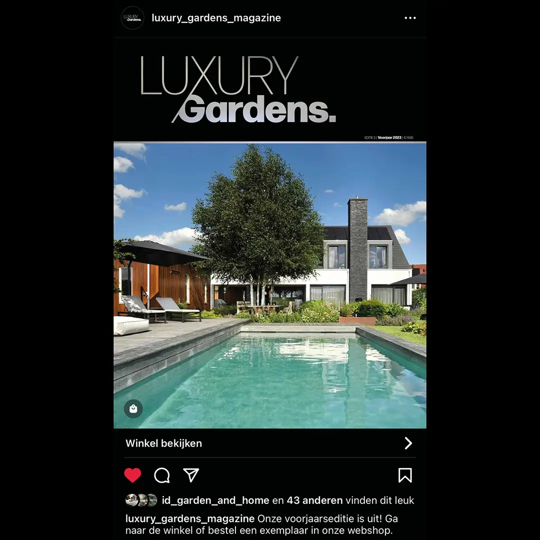 luxury gardens magazine - de stoor buitenleven